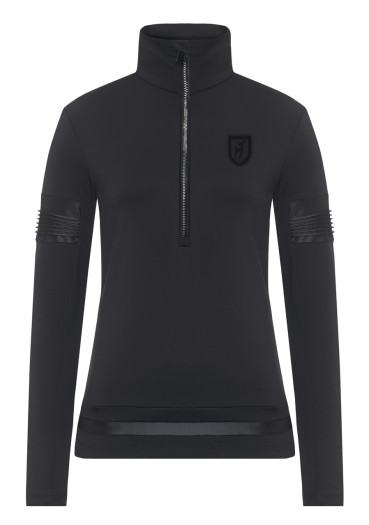 detail Dámská mikina Slim Fit Toni Sailer Kiki W First Layer Black 100