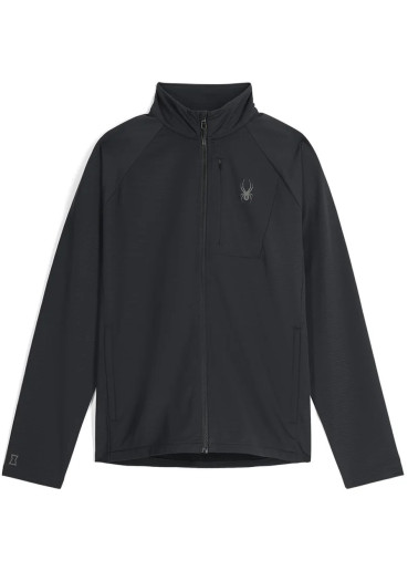 detail Pánská bunda Spyder 38A483500-BLK Gridweb Fleece Jacket, Black