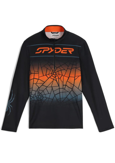 detail Pánská mikina Spyder 38A013505-BLK2 Podium 1/2 Zip, Black