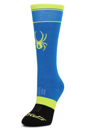 detail Dětské lyžařské ponožky Spyder 38F635406-CBT Youth Bug Liner Ski Socks, Cobalt