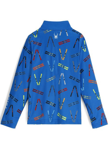 detail Dětská mikina Spyder 38Y013501-CBF International 1/2 Zip, Cobalt Fries