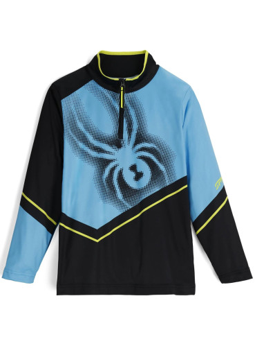 detail Dětská mikina Spyder 38C013501-CYB Ryder 1/2 Zip, Cyan Blue
