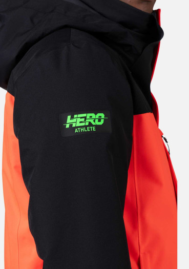 detail Pánská bunda Rossignol-HERO VELIKA INSULATED JKT-NEON RED