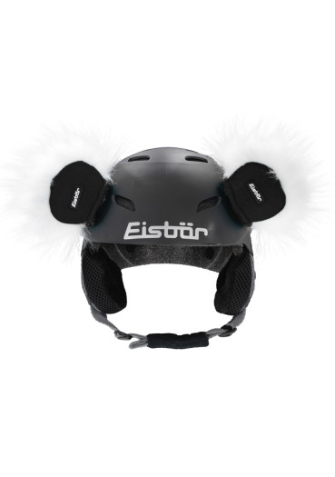 detail Medvídek Eisbär-Teddy Ears-weiß-schwarz