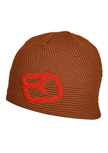 detail Ortovox Rock'N'Wool Beanie Bristle Brown