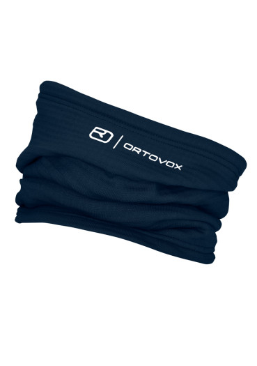 detail Ortovox Fleece Grid Neckwarmer Deep Ocean