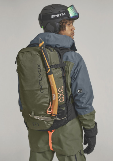 detail Batoh Ortovox Avabag Litric Freeride 28 Dark Wild Herbs 28 Liter