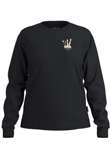 detail Dámské triko Maloja NEUSIEDLERSEEM.deep black