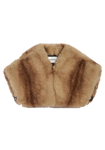 detail APPARIS Devin Mink Shrug Blonde Mink