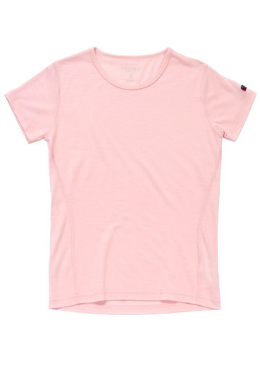 detail Devold Breeze Merino 150 T-Shirt Wmn Chalk Pink
