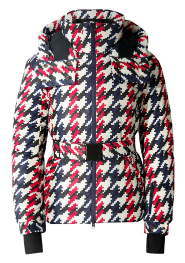 detail Dámská péřová bunda - Perfect Moment Candice Ski Parka Houndstooth