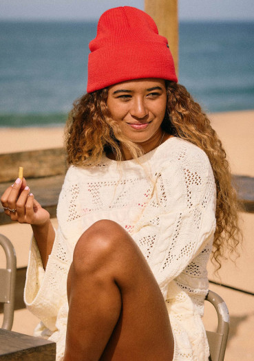 detail Dámská čepice Roxy ERJHA04440-RPH0 Tropical Snow Beanie