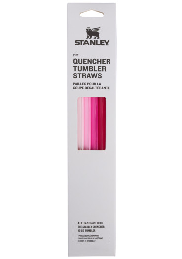 detail Stanley slámky-brčka pro The Quencher Travel Tumbler Straws 1180 ml/40oz Pink