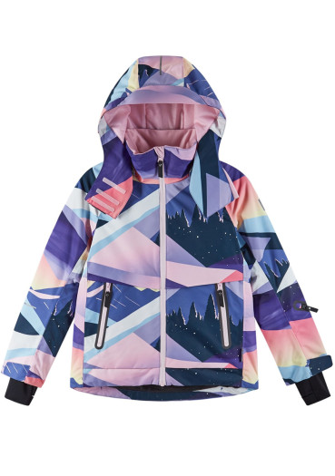 detail  Dětská zimní bunda s membránou Reima Posio - Breezy Violet