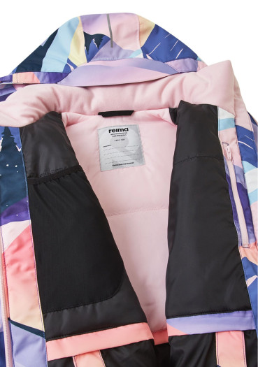 detail  Dětská zimní bunda s membránou Reima Posio - Breezy Violet