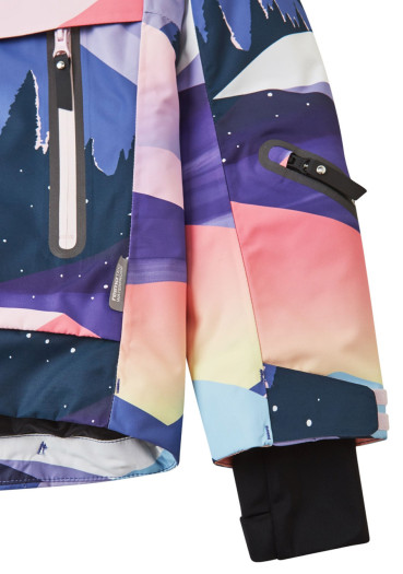 detail  Dětská zimní bunda s membránou Reima Posio - Breezy Violet