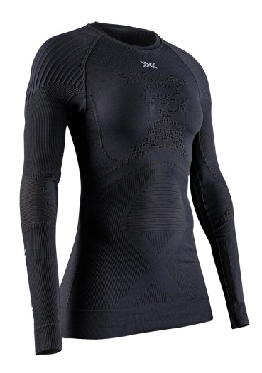 detail Dámské triko X-Bionic® Energy Accumulator 4.0 Shirt Lg Sl Wmn Opal Black/Arctic White