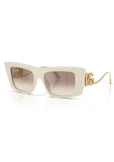 detail Sluneční brýle Dolce & Gabbana DG4510 33129451 Krémová/Čirá gradient hnědá zrcadlová