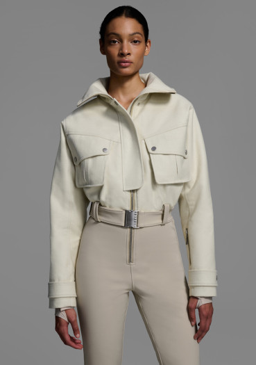 detail Dámský lyžařský overal Cordova Telluride Natural/Sand