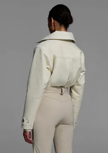 detail Dámský lyžařský overal Cordova Telluride Natural/Sand