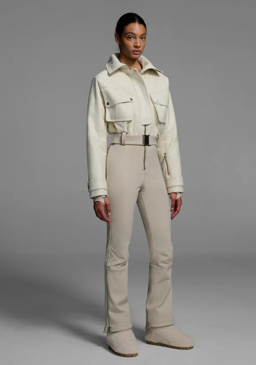 detail Dámský lyžařský overal Cordova Telluride Natural/Sand