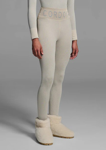detail Dámské legíny Cordova Base Layer Bottom Ecru
