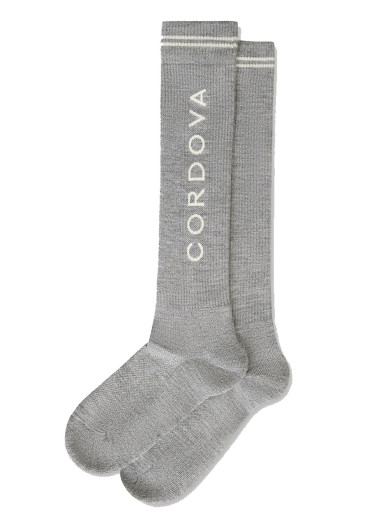 detail Cordova Ski Sock Grey Melange