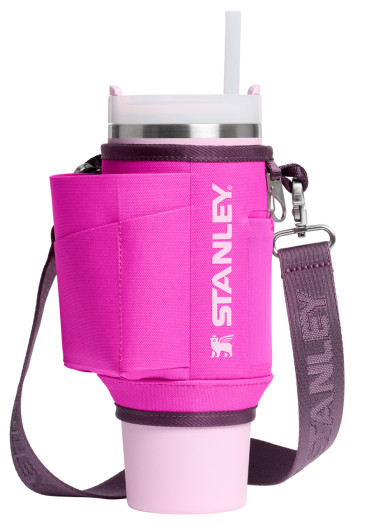 detail Nosička   STANLEY  The All-Day Quencher Carry-All na 890 ml/30oz Violet Blossom