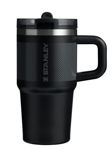 detail Termo hrnek STANLEY The Quencher/Cup Protour Flip Straw Tumbler 600 ml/20oz Black Fade