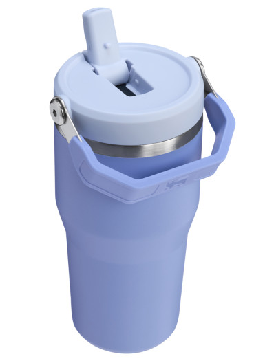 detail Termo Tumbler se slámkou Stanley The Iceflow™ Flip Straw 2.0 Tumbler 600 Ml/20oz Hydrangea