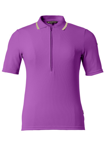 detail Dámské tričko Goldbergh Cassia Polo Top Viola