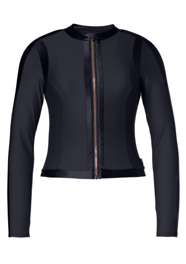 detail Goldbergh Splash Long Sleeve Zip Rashguard Black