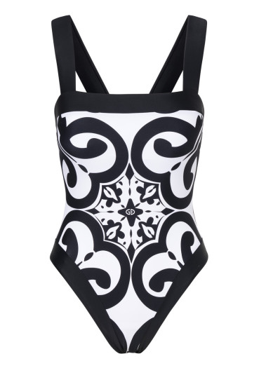 detail Goldbergh Costella Bathing Suit Black/White