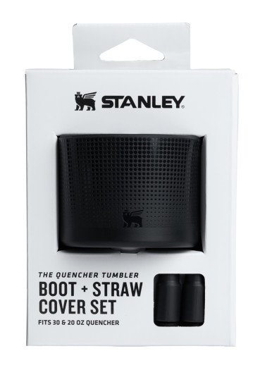 detail Stanley The Quencher Boot + Straw Topper 20oz/30oz Black