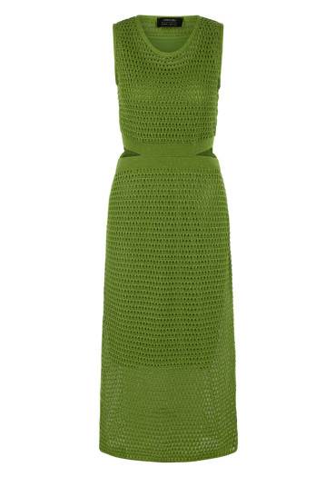 detail Dámské šaty Marc Cain AC 21.56 M25 Dress Garden Green 526