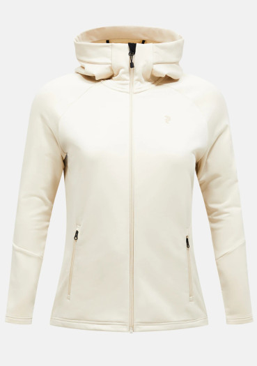 detail Dámská mikina Peak Performance W Rider Essentials Zip Ho-R Sand Fog N36