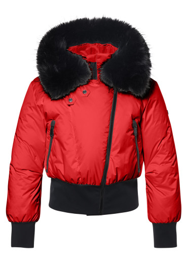 detail Dámská bunda Goldbergh Misake Ski Jacket Faux Border Flame