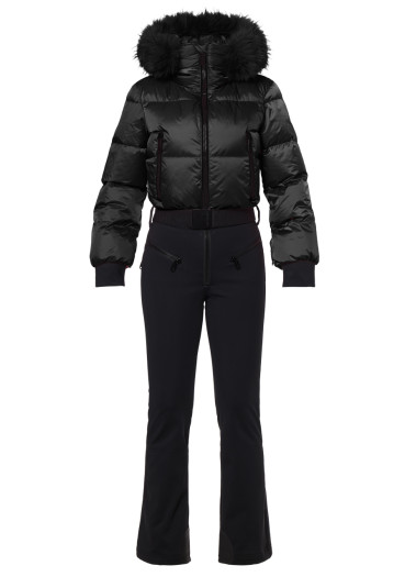 detail Dámská kombinéza Goldbergh Sayaka Ski Suit Faux Border Black