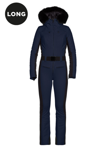 detail Dámská kombinéza Goldbergh Parry Long Ski Suit Faux Border French Blue
