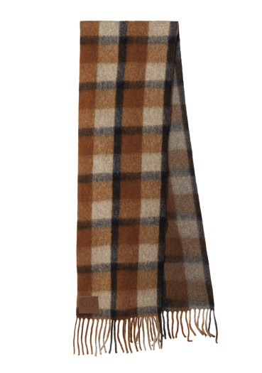detail Dámská šála Goldbergh Akiko Scarf Deep Mocha