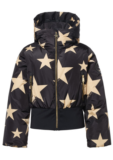 detail Dámská bunda Goldbergh Shinnen Ski Jacket Black/Gold