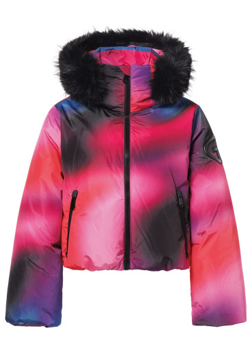 detail Dámská bunda Goldbergh Sansu Ski Jacket Faux Border Night Runner Bold