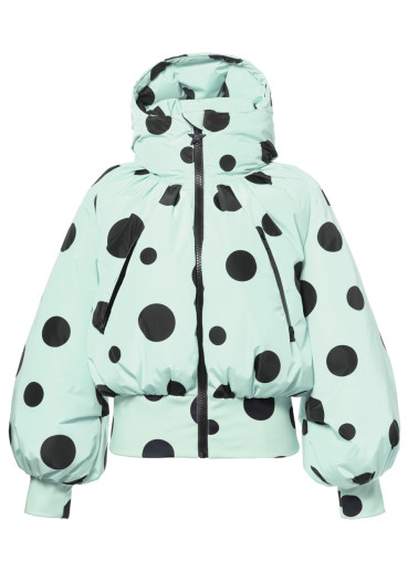 detail Dámská bunda Goldbergh Polka Ski Jacket Dots Mint