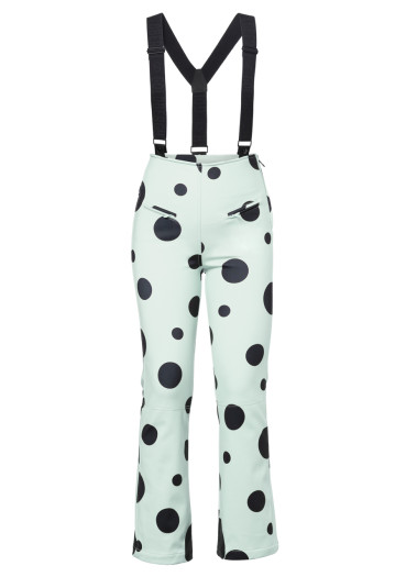 detail Dámské kalhoty Goldbergh Mochi Ski Pants Dots Mint