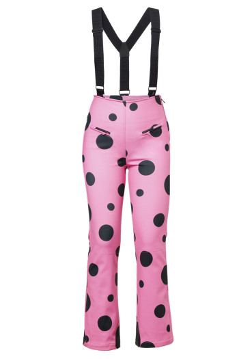 detail Dámské kalhoty Goldbergh Mochi Ski Pants Dots Pink Cosmos