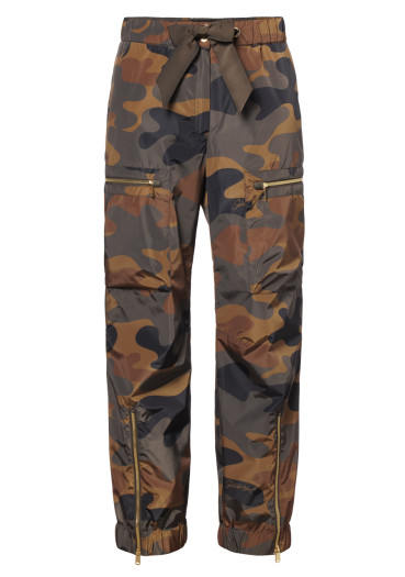 detail Dámské kalhoty Goldbergh Mizu Pants Army Print