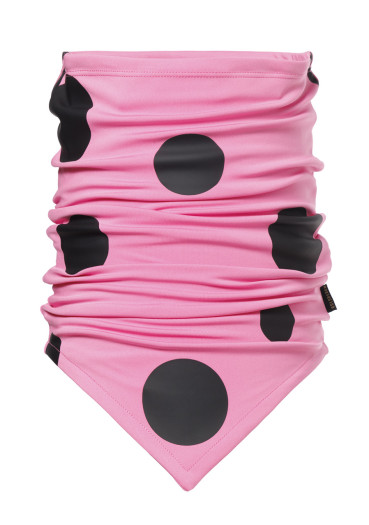 detail Dámský nákrčník Goldbergh Tama Neckwarmer Dots Pink Cosmos