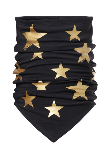 detail Dámský nákrčník Goldbergh Anzu Neckwarmer Black/Gold