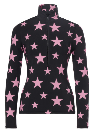 detail Dámský rolák Goldbergh Hikari Ski Pully Pink Cosmos