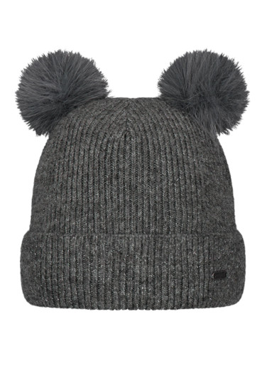 detail Barts Ursama Beanie charcoal